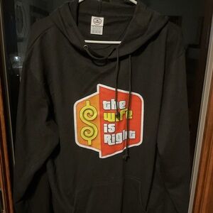 Delta Black Fleece Hoodie